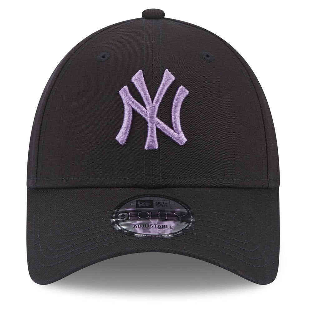 New Era Black/Purple NY Yankees League Essential 9Forty® - LNS lanovashoes 